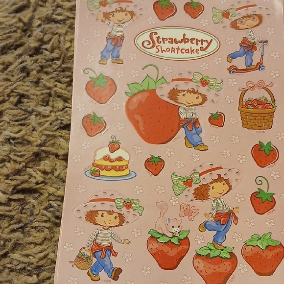 Strawberry Shortcake Sticker Sheets - Picture 2 of 3
